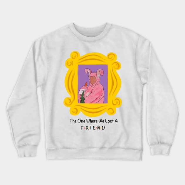 Matthew Perry Bunny Memories Crewneck Sweatshirt by Spammie.Digital